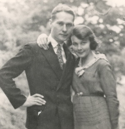 Олена Теліга з чоловіком Михайлом