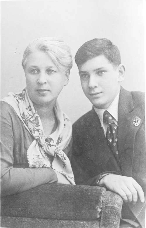 Ірина Коцюбинська з сином Флоріаном