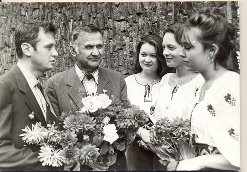 Турківський (у центрі), Дзюба після вручення премії ім.Коцюбинського
